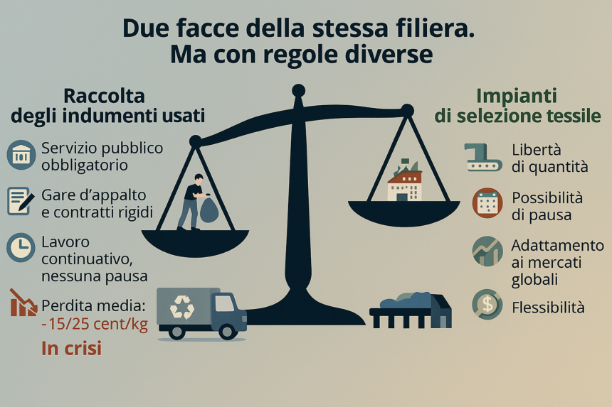 Due facce della stessa filiera: raccolta in ginocchio, selezione senza vincoli